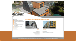 Desktop Screenshot of janssen-bedachungen.de